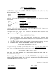 Dalam sebuah kesepakatan baik itu dilakukan antar perorangan atau perusahaan adanya perjanjian dalam bentuk tertulis adalah hal yang utama. 5 Contoh Surat Perjanjian Lengkap Jenis Syarat Ciri Ciri