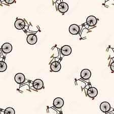 To understand the principle of 3d movies effect, firstly, it's necessary to understand the principle how human eyes perceive incoming. Bicycle Cartoon Design Cartoon Seamless Pattern Background Royalty Free Cliparts Vectors And Stock Illustration Image 40410370