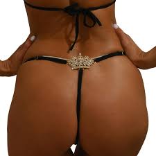 Biquíni coroa pingente strass cintura corrente tanga jóias verão praia  cristal tanga festival rave calcinha fio dental strass corrente corporal  joias para mulheres (Coroa) | Amazon.com.br