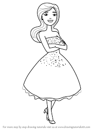 Quinceanera dress coloring page free printable coloring pages. Learn How To Draw A Beautiful Girl In Black Dress Girls Step By Step Drawing Tutorials