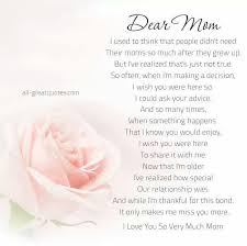 Birthday Wishes For Mom In Heaven For Facebook I Waited To Late To Tell My Mom How Much She Meant I Will Forever Regret It Don T Make The Same Mistake Remembering Mom Miss Mom I Miss My Mom