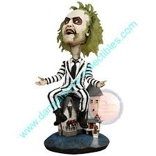 Standing approximately 6 inches tall, the action figure assortment includes beetlejuice (beetlejuice), victor crowley (hatchet) with axe accessory, regan (the sku: Michael Keaton Beetlejuice Resin Bobble Head Knocker By Neca Dangerzone Collectibles Online Store