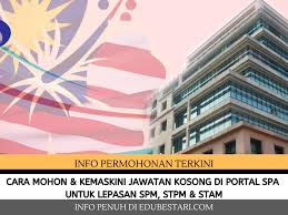 Aug 21, 2020 · antara kesilapan yang sering calon lakukan dalam memohon kerja adalah menghantar email yang kosong. Cara Mohon Kemaskini Jawatan Kosong Di Portal Spa Untuk Lepasan Spm Stpm Stam