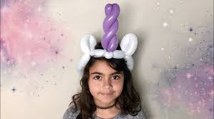 Bad instructions to make a unicorn. How To Make A Balloon Unicorn Hat Balloon Animals Youtube