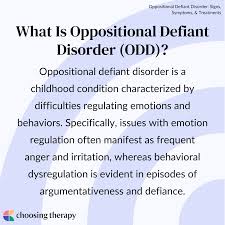 Image result for Oppositional Defiant Disorder