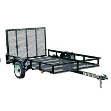 Carry On Trailer 5 Ft X 8 Ft Wire Mesh Utility Trailer With Ramp Gate Utility Trailer Carry On Trailer Trailer