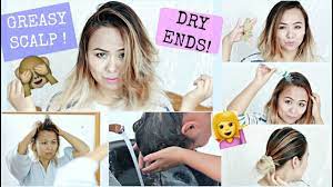 Lanz apple cider vinegar mixed with water helps relieve a dry scalp. Hair Hacks For Oily Scalp But Dry Hair Ends Combination Hair Hacks Titi S Corner Youtube