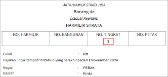 Semakan dan bayar bil cukai tanah/petak. Portal Awam E Tanah Perak