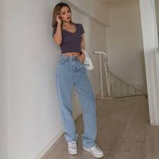 5,793 items | refined by. Colada High Waist Straight Leg Jeans Yesstyle