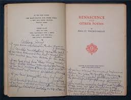 1917 Renascence And Other Poems By Edna St Vincent Millay Beautiful Poems Edna Vincent