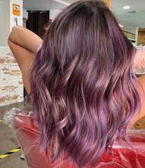 I used a fuschia dye (nrage feisty fuschia), and the purple tones were. 20 Prettiest Lilac Hair Color Ideas For All Women In 2021