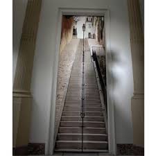 Escalier Montmartre Trompe L Oeil Mural Idees Escalier Trompe L Oeil Porte