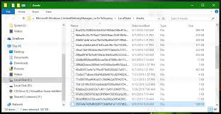 Find The Current Lock Screen Image File In Windows 10 Windows 10 spotlight images are stored deep inside the local application data folder, under the assets folder as we've seen in the article how to this post tells you how to find the file name of the currently displayed lock screen or windows spotlight image so that you don't have to wade through. find the current lock screen image file
