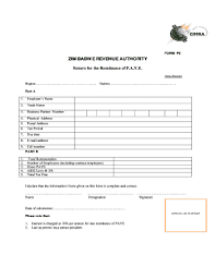 Free michigan small estate affidavit form pc 598 pdf eforms with affidavit form pdf. Zimra Forms Fill Out And Sign Printable Pdf Template Signnow