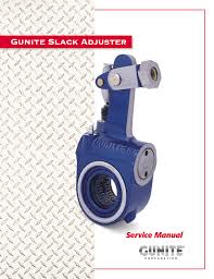Gunite Slack Adjuster Manualzz Com