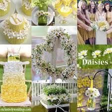 Shasta daisies are terrific as cut flowers, as their blooms can last a week or more in arrangements. Daisy Theme Weddings Topweddingsites Com