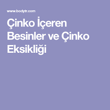 Cinko Iceren Besinler Ve Cinko Eksikligi Saglik Bitki