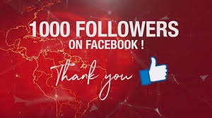 1000 followers on Facebook ! | Facebook