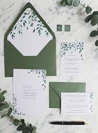 Greenery Wedding Invitation Template Botanical Green Leaves Wedding Invite Printable Wedding Olive Printable Wedding Invitation Templett 03 Greenery Wedding Invitations Etsy Wedding Invitations Wedding Invitation Templates