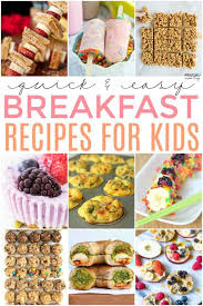 Kids Breakfast Recipes For Back To School Breakfast Recipes Kids Breakfast For Kids Picky Eater Recipes