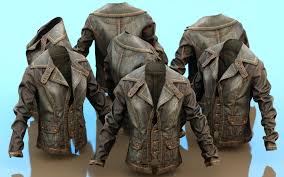 Jeans Jacket Stylish Decorated 3d Model Model Jean Jacket Jackets