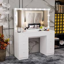 Makeup Vanity Rik Modern White