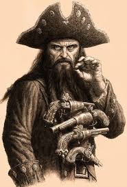 Edward Teach 1680 1718 Better Known As Blackbeard Pirates Pirate Art Pirate Tattoo