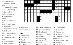 Select the puzzle month that you want to print and solve, the page will have a printable versions in which all extraneous material has been eliminated. Holli Oneill Large Print Beginner Free Easy Printable Crossword Puzzles For Adults 6 Best Large Print Easy Crossword Puzzles Printable Printablee Com