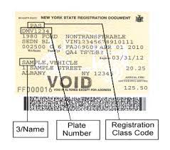 You cannot renew your registration online if you do not: New York Dmv Sample Registration Documents