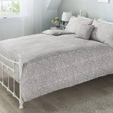 George Home Grey Damask Duvet Set Bedding Asda Direct Duvet Sets George Home Home