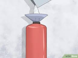The extinguisher will be refilled with the agent to a certain level and the remaining air inside will be pressurized. How To Refill A Fire Extinguisher With Pictures Wikihow
