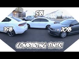 35 Vs 20 Vs 5 Window Tint What Tint Is Best For You Youtube Tinted Windows Tinted Windows Car Tints