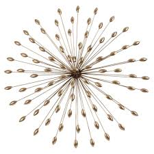 Outdoor wall art is by far the most space efficient décor you can purchase for your home and garden. Round Bronze Metal Wall Art D69 Dayma Maisons Du Monde