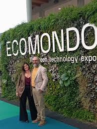 Grazie alla Sindaca del Comune di Perugia Vittoria Ferdinandi e  all'Assessore all'Ambiente David Grohmann per la loro visita al nostro  stand presente ad Ecomondo!