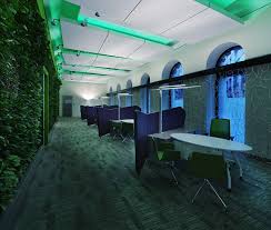 Living Green Wall And Interior Design Of Otp Bank Branch Hungary Budapest Artfronthungary Ltd Kristof Gobolyos Attila Bak Interior Design Design Interior
