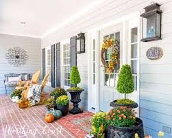 Covered front porch decorating ideas. Inspiring Front Porch Decor Ideas For Fall Worthing Court
