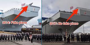 The prince of wales had a brief but active career. Hms Prince Of Wales No Fake Plane At Naming Ceremony
