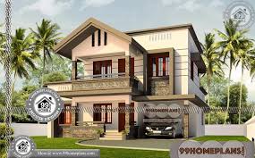Modern villa design 3d plan. Modern Indian House Plans With Photos 50 House Design Two Floor Plan