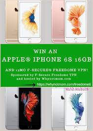 We Re Giving Away An Apple Iphone 6s 16gb And 12mo F Secure Freedomevpn Privacyisnogame Ad