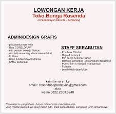 We did not find results for: Lkss Lowongan Kerja At Toko Bunga Rosenda Posisi 1 Facebook