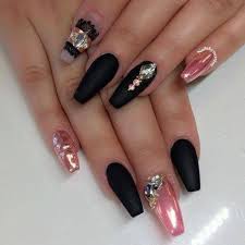 Latest Nail Art Designs Gallery 2018 Pink Chrome Nails Coffin Nails Designs Chrome Nail Art