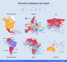 All last names that start with d. Andrew Chen On Twitter Cool The Most Common Last Name In Every Country Via Reddit