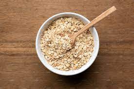 Oat Flakes Oatmeal In Bowl Oatmeal Food Concept Food