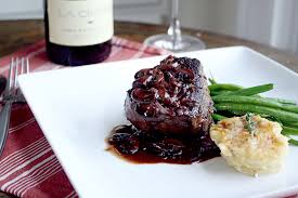 Careful trimming cuts even more fat from this naturally lean cut of beef. Filet Mignon With Cabernet Cremini Sauce Steele House Kitchen