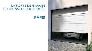Porte De Garage Sectionnelle Motorisee Paris Castorama Youtube