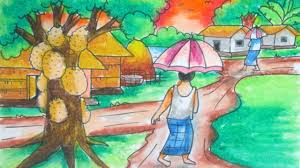 How To Draw Summer Season Scenery Sunny Day Scenery Drawing For Kids In Simple Steps Youtube You can edit any of drawings via our online image editor before downloading. how to draw summer season scenery sunny day scenery drawing for kids in simple steps