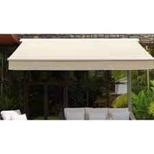 Luxury Series Electric Retractable Standard Woven Acrylic Patio Awning In 2020 Patio Awning Patio Pergola Shade