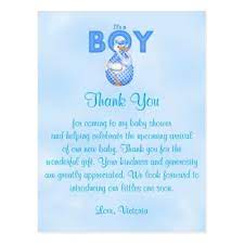 Baby Shower Thank You It 39 S A Boy Baby Boy Postcard Postcard Post Card Postcards Unique Diy Baby Shower Thank You Baby Shower Thank You Cards Baby Shower