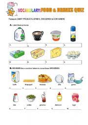 Food & drink trivia questions and quizzes. English Exercises Food Drinks Quiz