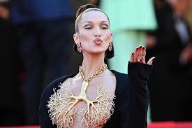 2 days ago · bella hadid is no stranger to wearing daring dresses at the annual cannes film festival.but there's one look from the past that still gives her pause. Bella Hadid Wears Daring Schiaparelli Lung Dress To Cannes 2021